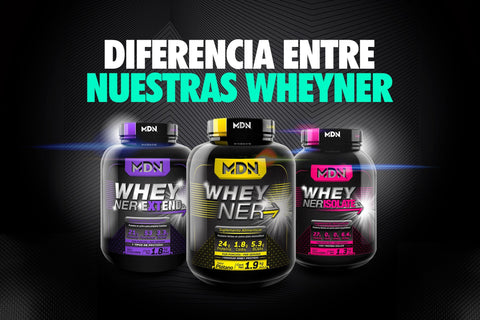 Diferencia entre nuestras WheyNer - MDNLabs