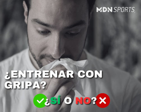 ¿Puedo entrenar con gripe o con un resfriado? - MDNLabs