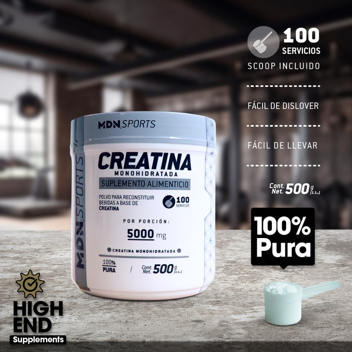 Creatina Monohidratada MDN Sports