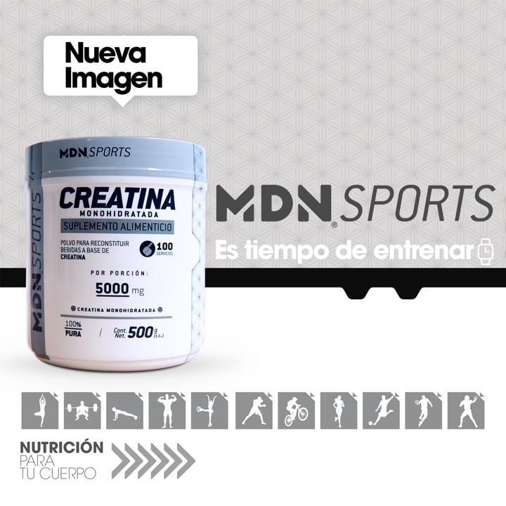 Creatina Monohidratada MDN Sports