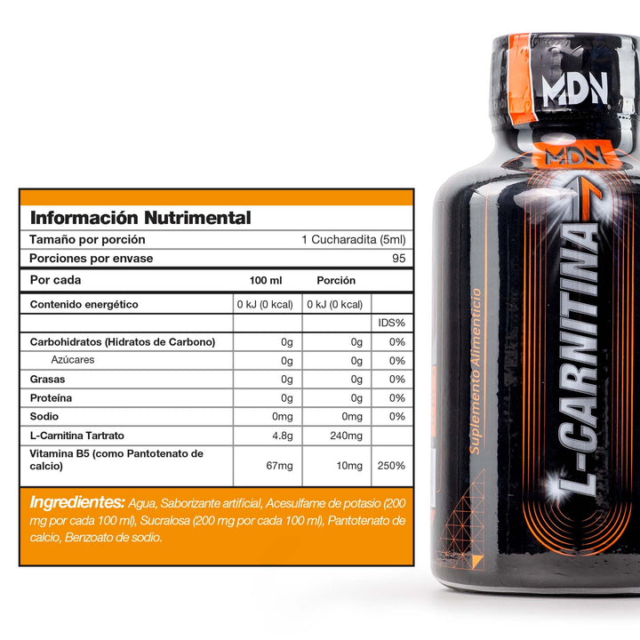 L-Carnitina Líquida MDN Sports