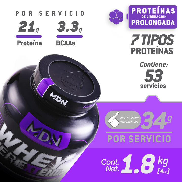 Proteína WheyNer Extend MDN Sports