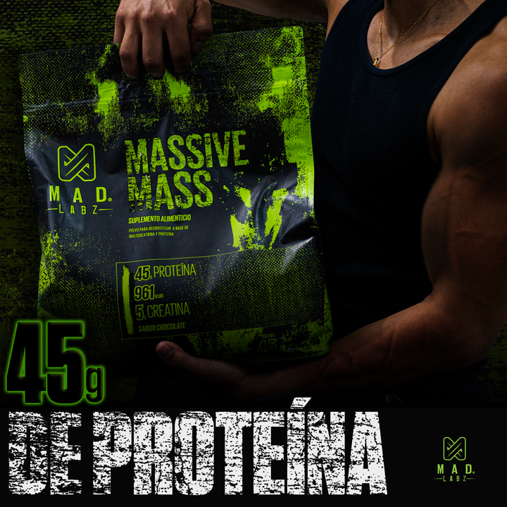 Proteína Ganador de Peso Massive Mass Mad Labz