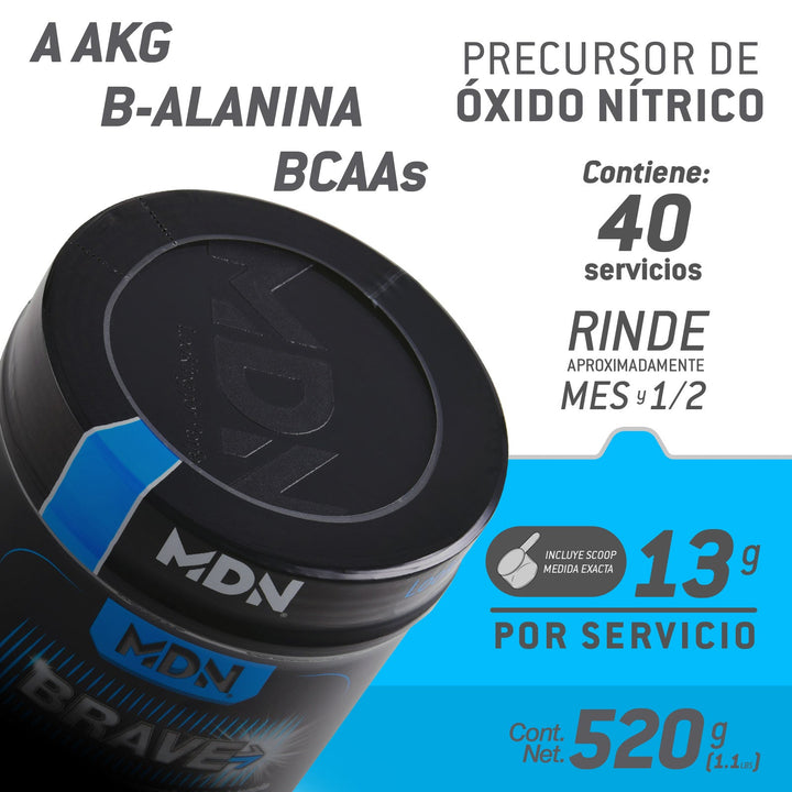 Óxido Nítrico Brave MDN Sports