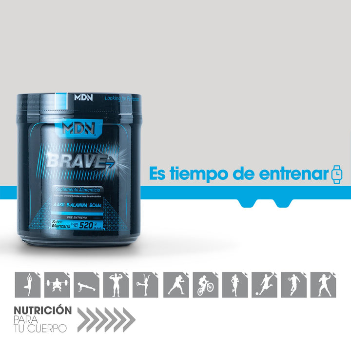 Óxido Nítrico Brave MDN Sports