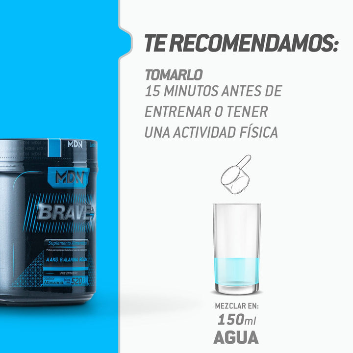 Óxido Nítrico Brave MDN Sports