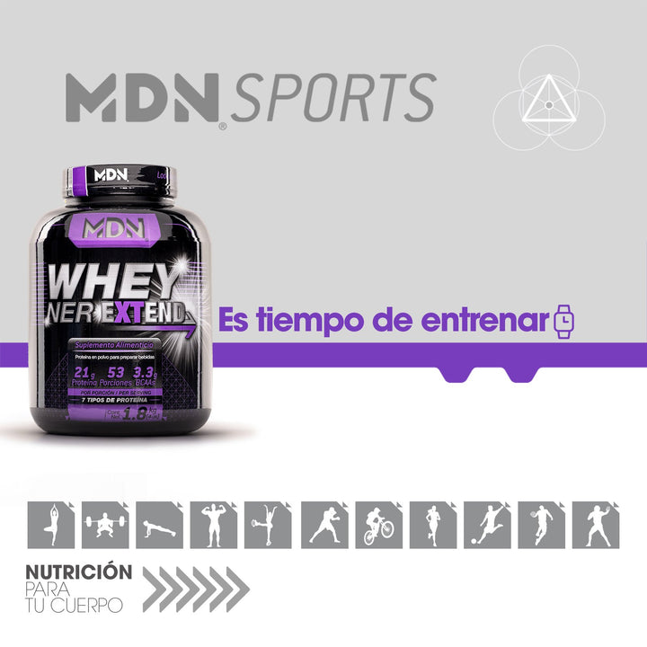 Proteína WheyNer Extend MDN Sports