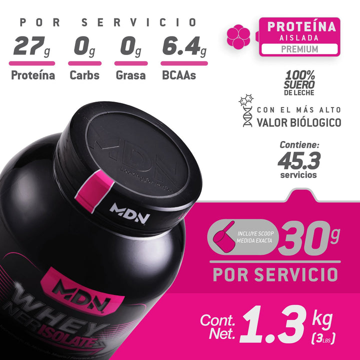 Proteína Aislada WheyNer Isolate MDN Sports