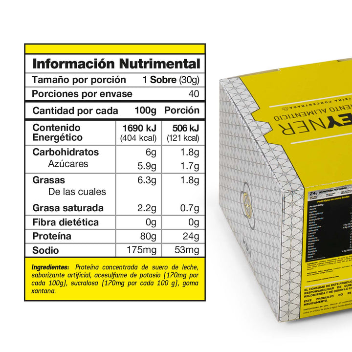 Proteína WheyNer 40 Pack