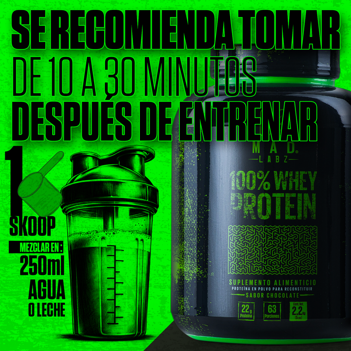 Proteína 100% Whey Mad Labz