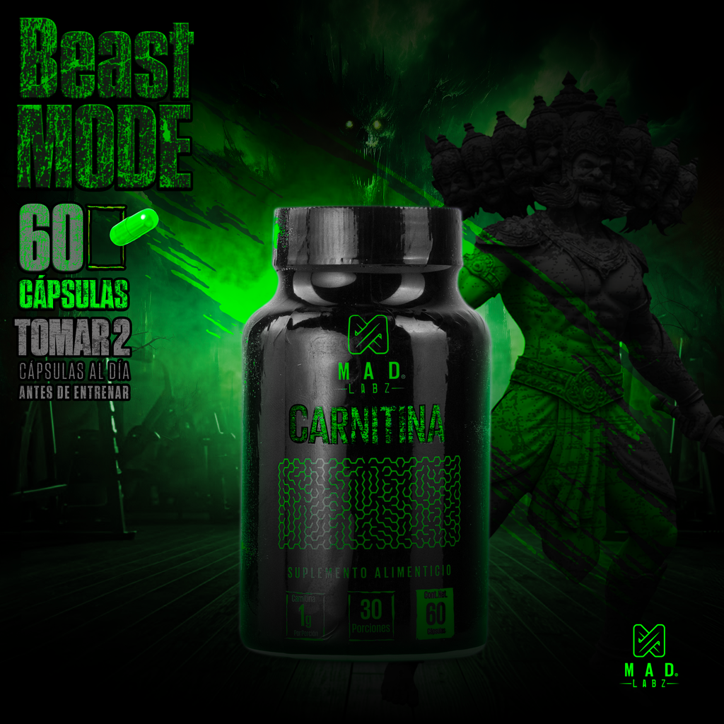 L-Carnitina Capsulas MAD | Carnitina Tartrato | MDNLabs | MDNLabs L-Carnitina Capsulas MAD | Carnitina Tartrato | MDNLabs | MDNLabs
