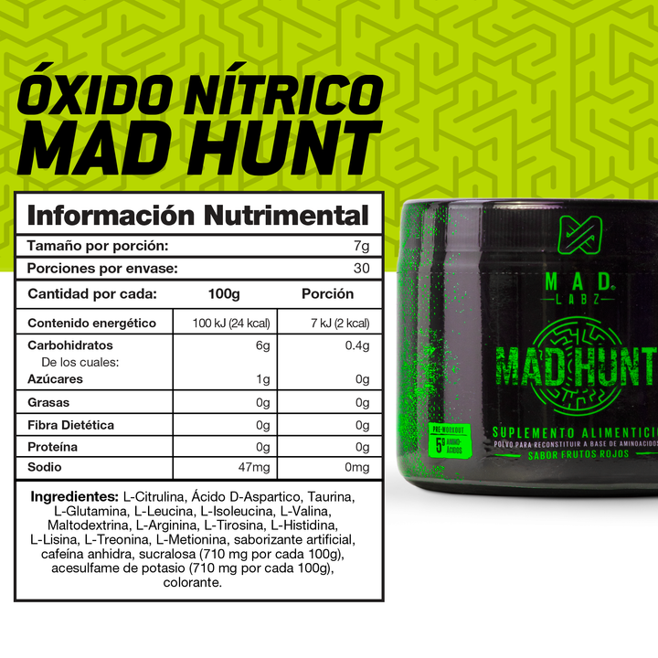 Óxido Nítrico Mad Hunt