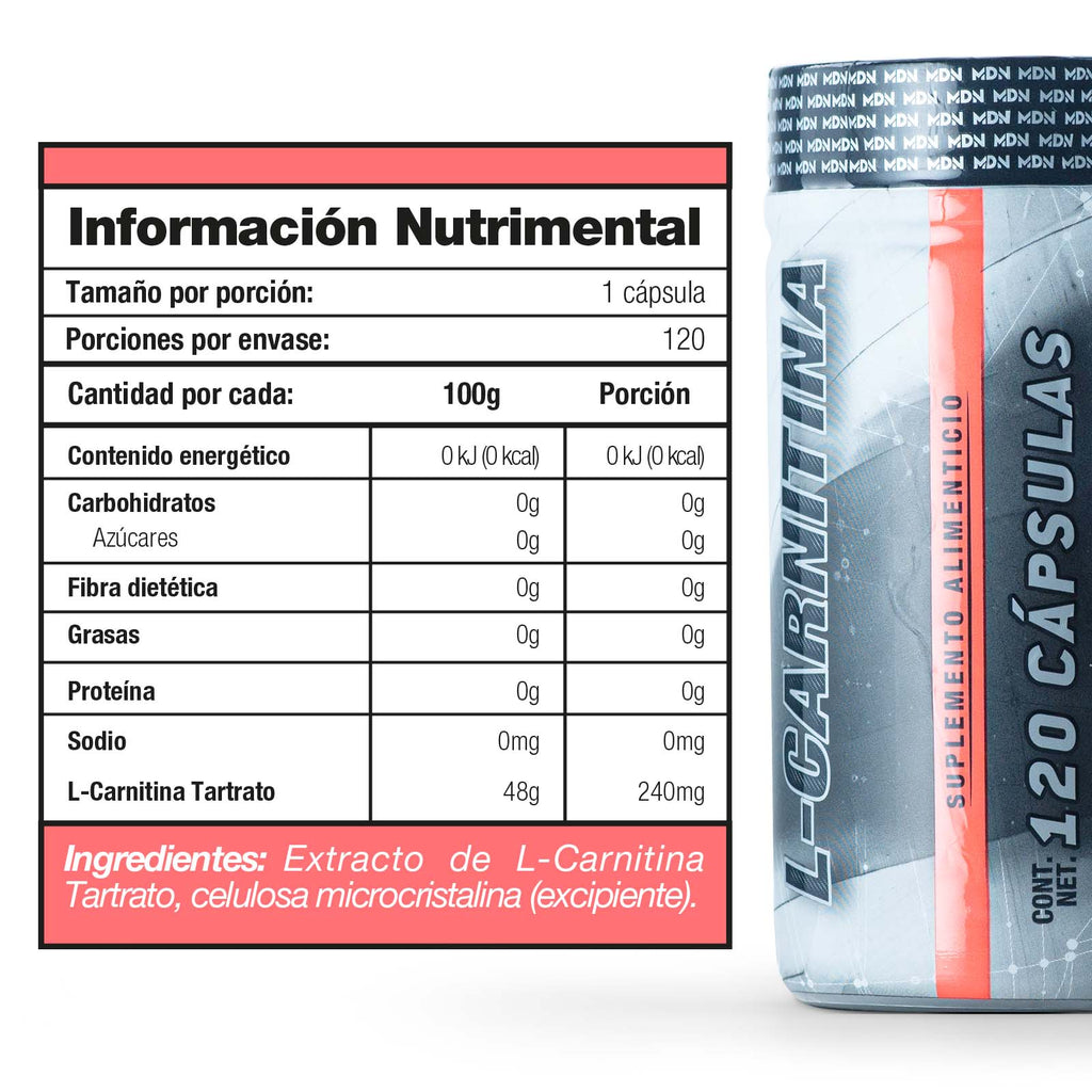 L-Carnitina Capsulas MDN Sports | Carnitina Tartrato | MDNLabs | MDNLabs L-Carnitina Capsulas MDN Sports | Carnitina Tartrato | MDNLabs | MDNLabs