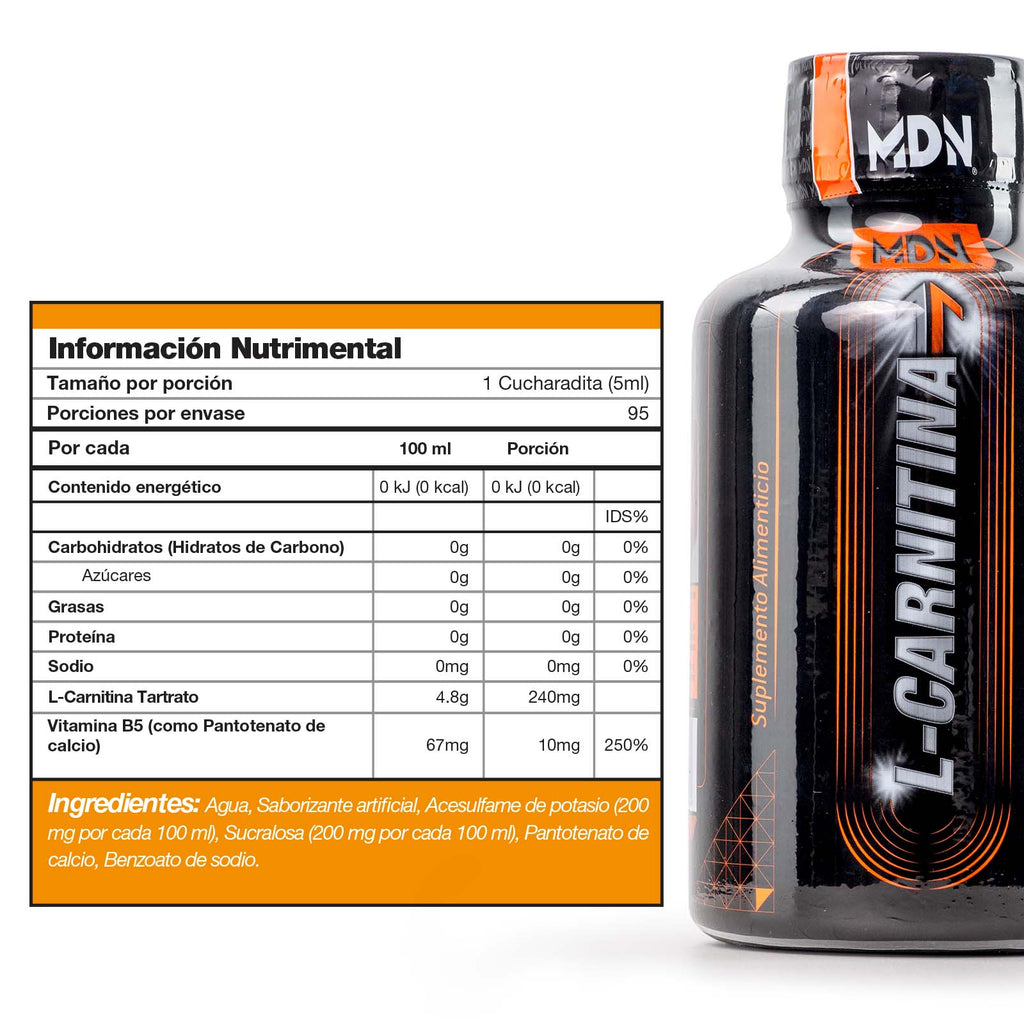 L-Carnitina Liquida MDN Sports | 473ml | Tartrato | MDNLabs | MDNLabs L-Carnitina Liquida MDN Sports | 473ml | Tartrato | MDNLabs | MDNLabs