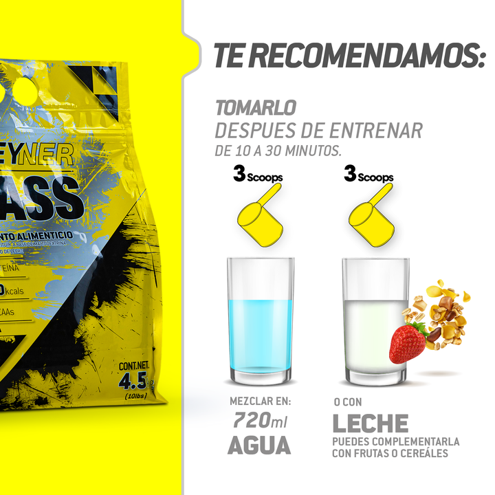 Proteína Ganador de Peso WheyNer MASS MDN Sports