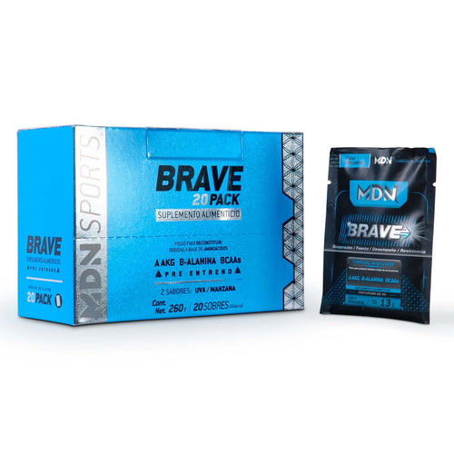 Óxido Nítrico Brave 20 Pack - MDNLabs