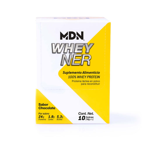 Proteína Wheyner 10 Pack Chocolate - MDNLabs
